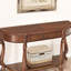Console en bois massif brun 51,97 "