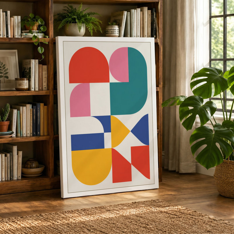 Print, 24x16 - 61.0 x 40.6 cm, Teal Border