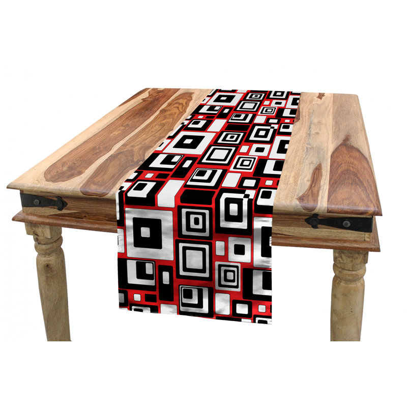 Geometric Table Runner, 90" x 16"