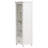 Northshire Freestanding Linen Bathroom Storage Accent Cabinet with Glass Door, Adjustable Shelves, and Drawer for Bathroom or Home-57815851