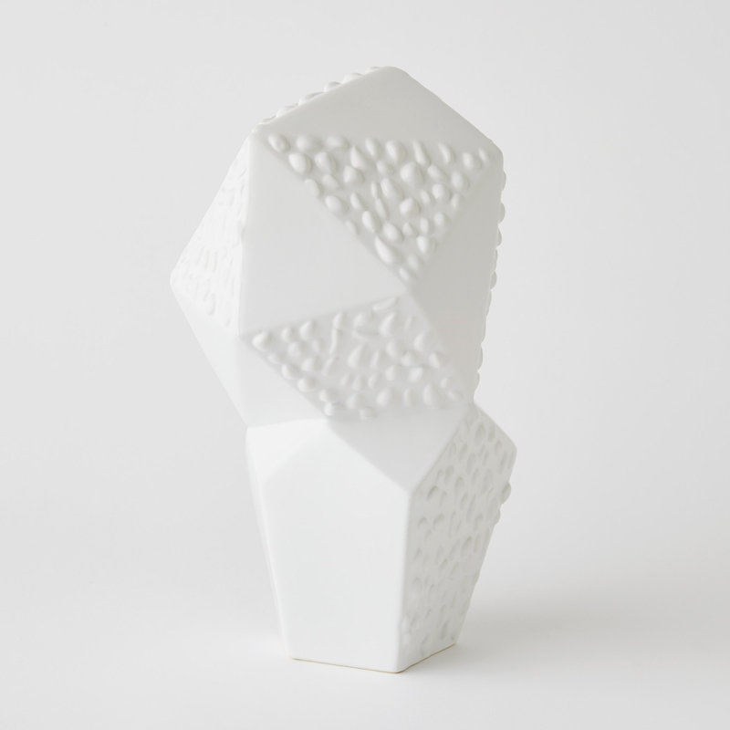 Les Facettes Sculpture, Matte White