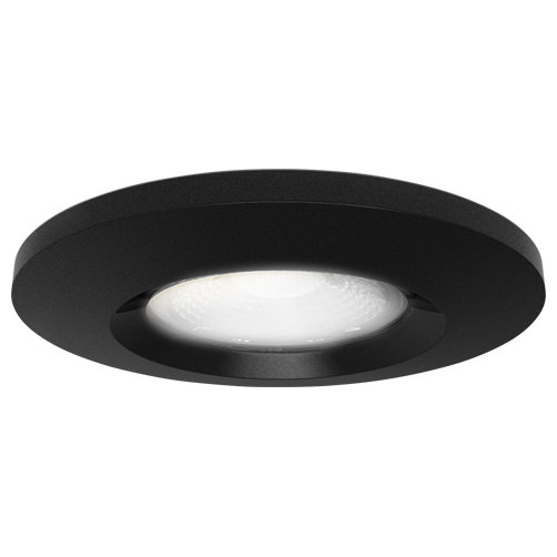 Fire-Rated Indoor Downlight LED integrated Spotlight with IP65 Rating, Black