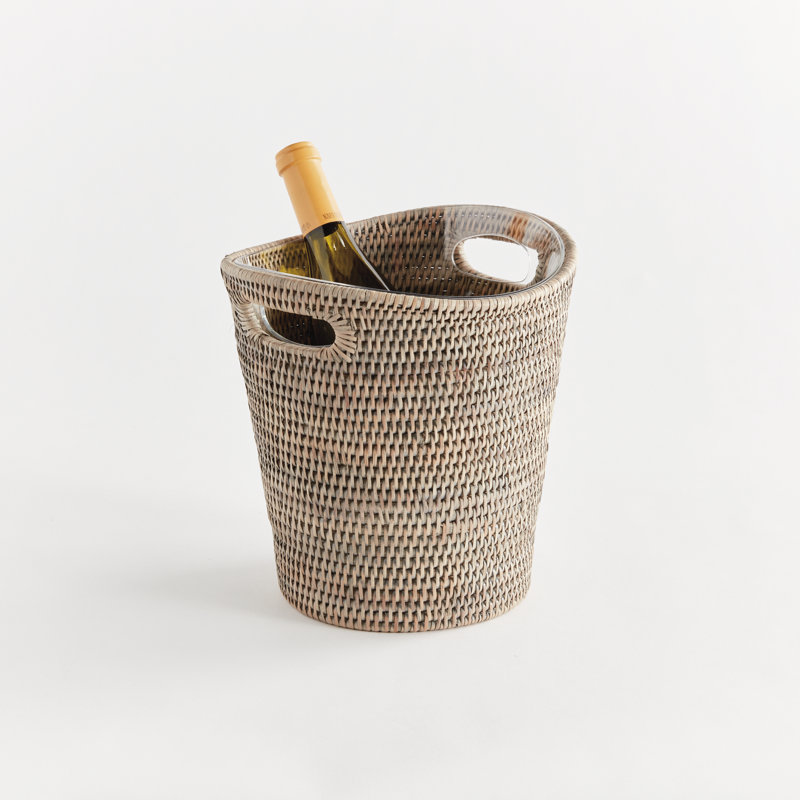 BURMA RATTAN BEVERAGE TUB SMALL