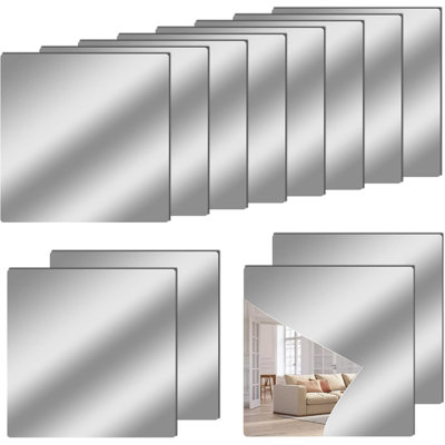 12-pack 12"x12" Flexible Acrylic Mirror Sheets