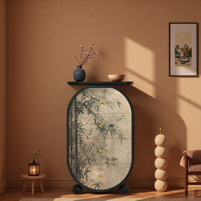 Armoire de rangement classique, Noir