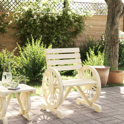 Solid Wood Outdoor Dining Armchair