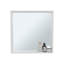 Armoire de rangement murale avec miroir, blanc