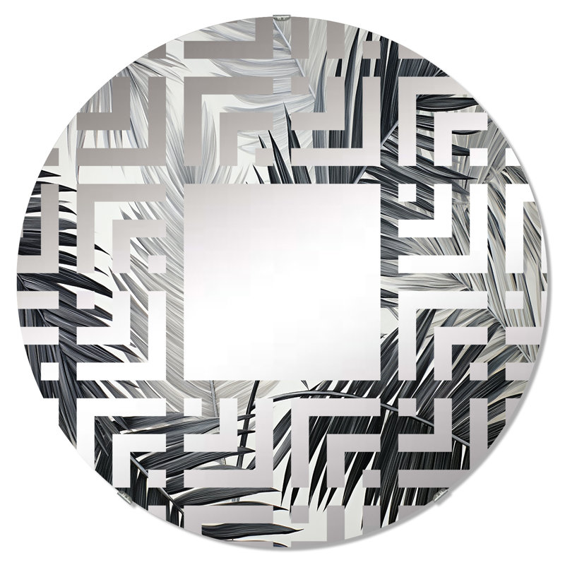 Miroir d'appoint Minimalisme, 23,6 po x 23,6 po