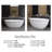 67'' x 33.5'' Soaking Solid Surface Bathtub