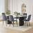 Marble texture 70.9 "Rectangular Dining Table Set-55343820-55343818-55214779