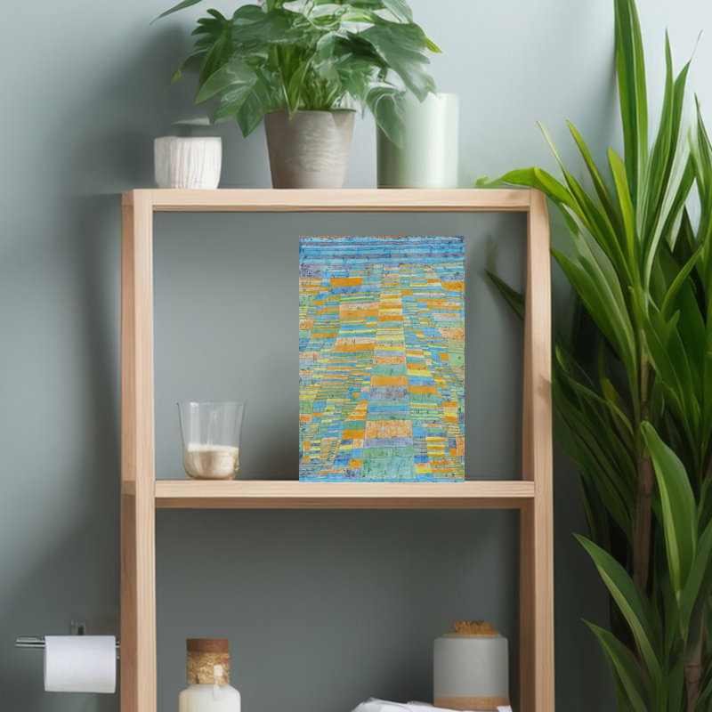Primary Route And Bypasses Abstract Classic Contemporary Wall Art Print - Print, 45.72cm H x 30.48cm W