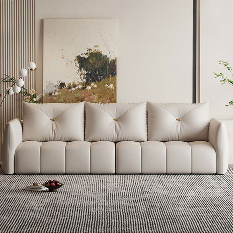 Canapé modulaire 106,3 "en microfibre beige