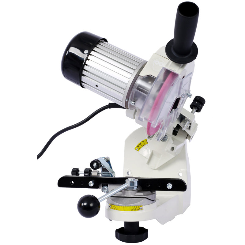 Affûteuse à chaîne professionnelle Multi-Angle réglable à meuleuse à chaîne 120 volts Affûteuse à chaîne universelle pour toutes les chaînes de scie à chaîne de couleur grise