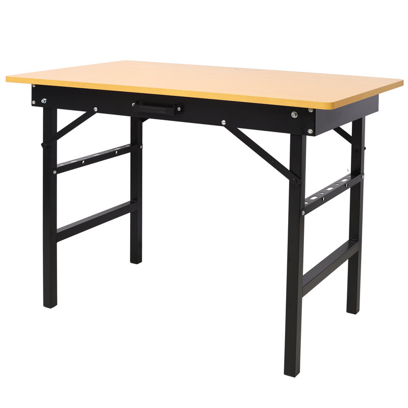 Table de travail portable pliante - Ruban à mesurer, détecteur d'angle et poignée