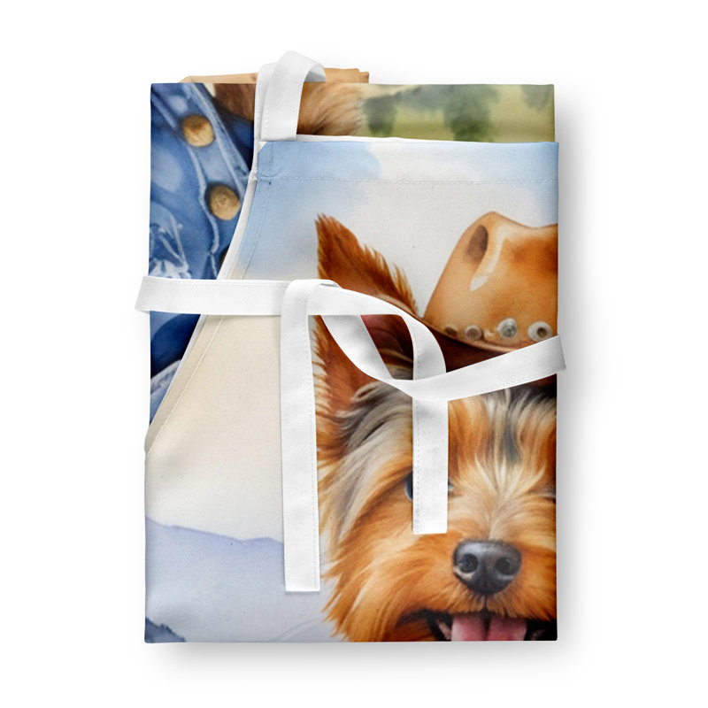 Tablier de bienvenue australien Terrier Cowboy