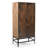 Balthazar Cabinet With Contemporary Multi-colored Dark Copper Tone Iron Doors