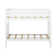 Twin Over Twin Bunk Bed With Ladder On End, Clay