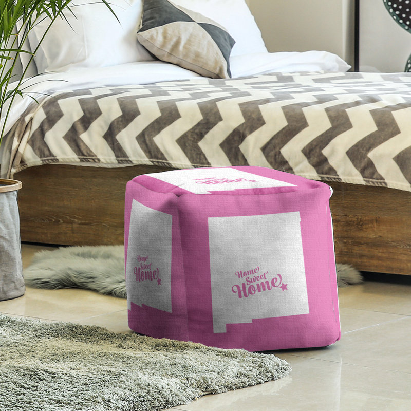 Repose-pieds à cubes roswell the home, Rose
