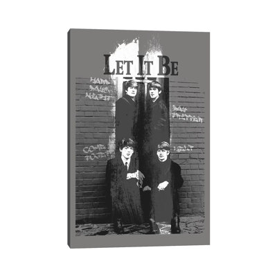 Let It Be by Radio Days - Wrapped Canvas Print