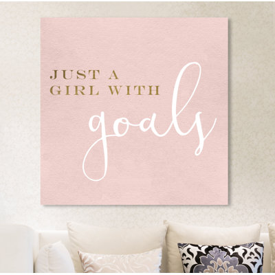 " A Girl With Goals Blush "