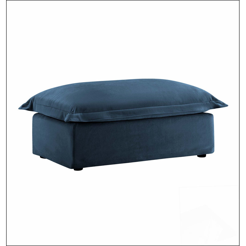 Koala Ottoman Comfortable choice, multiple functions, classic design, and cozy corners, Blue Chenille