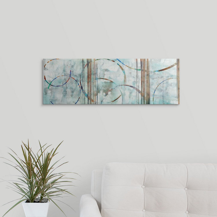 «Gotebo Seafoam Panoramic» par Edward Selkirk, reproduction d'art, H 16 po x l 48 po x P 1,5 po, Toile