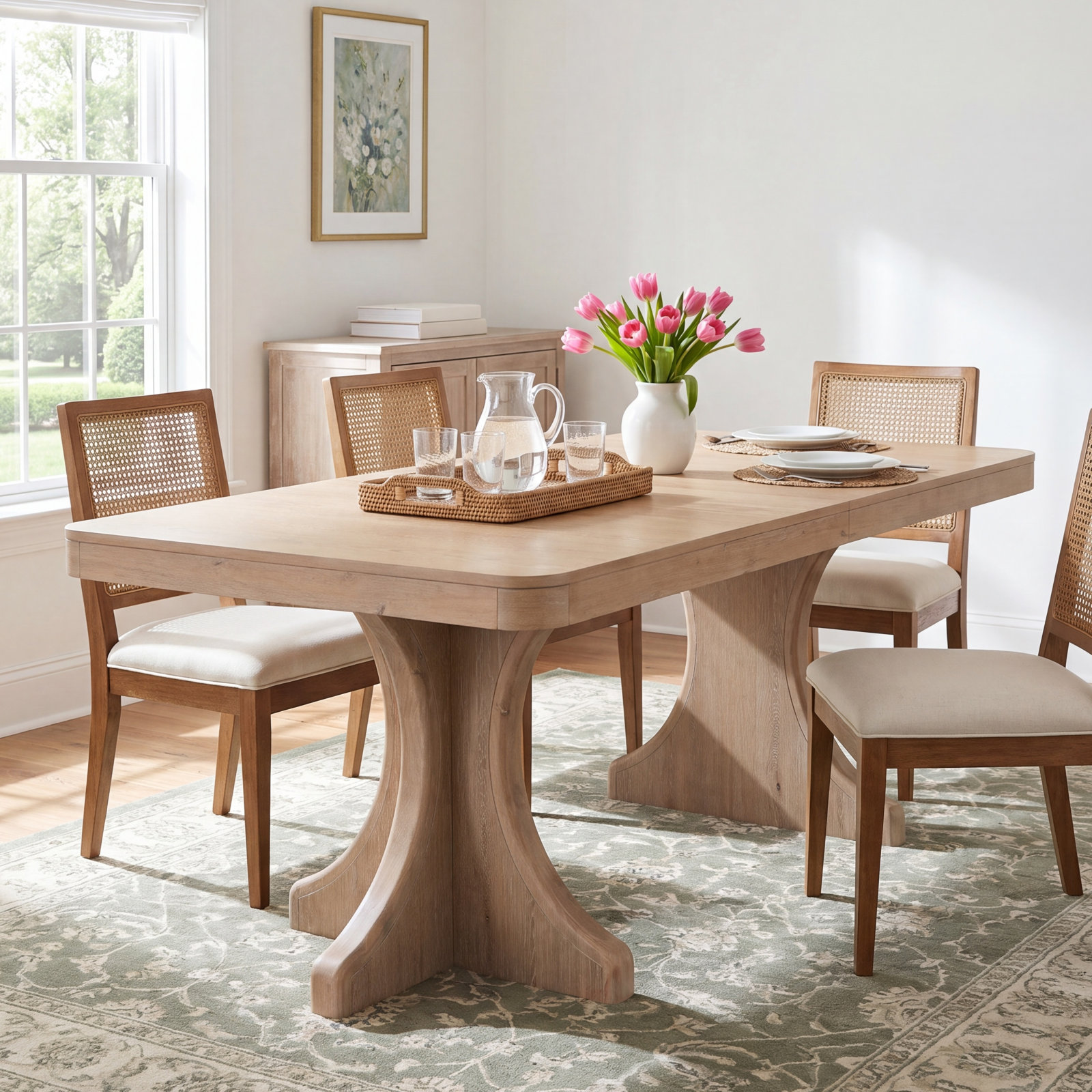 Wilkinson 40" Extendable Oak Dining Table