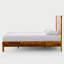 Lit plateforme en bois massif avec tête de lit rustique Ethan-487659443-521064910
