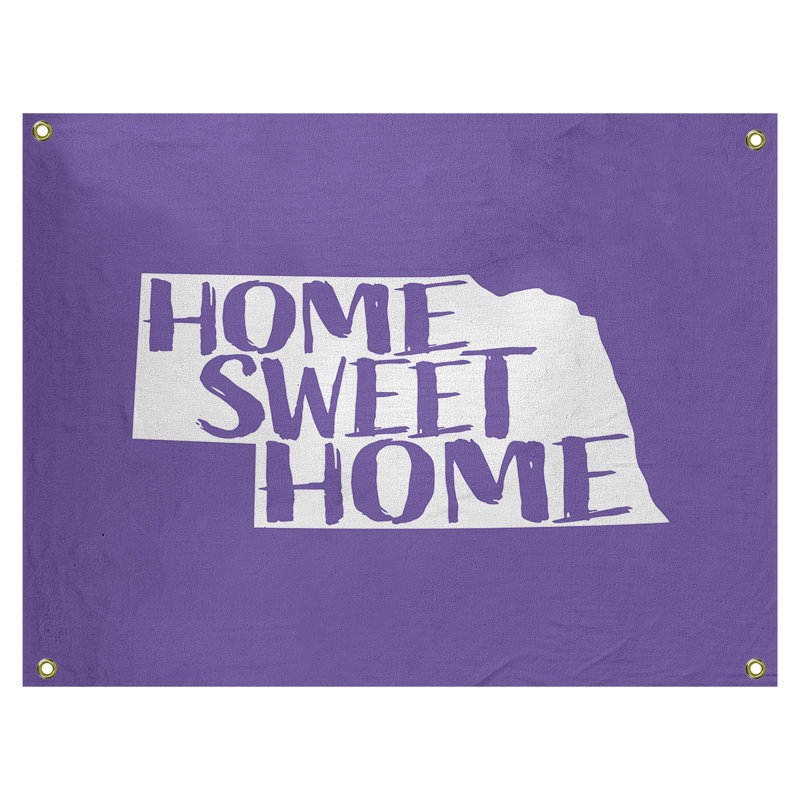 Tapisserie murale nebraska doux pour la maison, H 59 po x l 80 po, Mauve