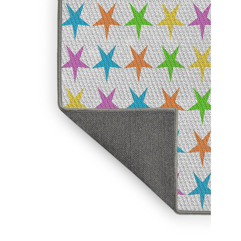 Tapis à motifs vert/bleu/mauve zone mauve, Rectangle 2 pi x 4 pi