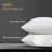 Down Feather Square Accent Pillow Inserts Set of 2-102345227