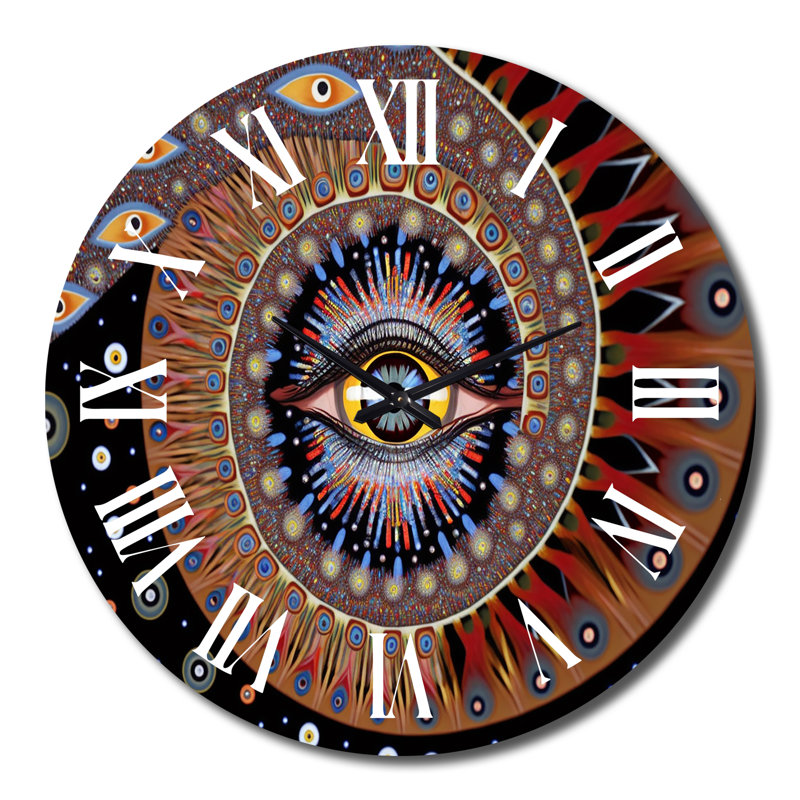 Horloge murale Sacred Vision Eye of Consciousness, Grand