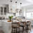 Chrisse 1-Light Black & Gold Cylinder Pendant with Universal Ceiling Design