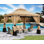 Patio en acier Les abris de jardin à toit souple