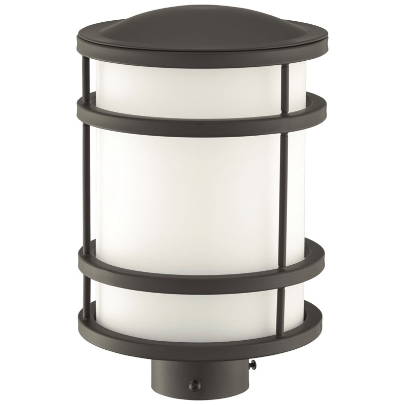 Tête de lanterne à 1 lumière H 12,25 po, Non, Acier inoxydable