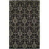 Paisley Area Rug in Black