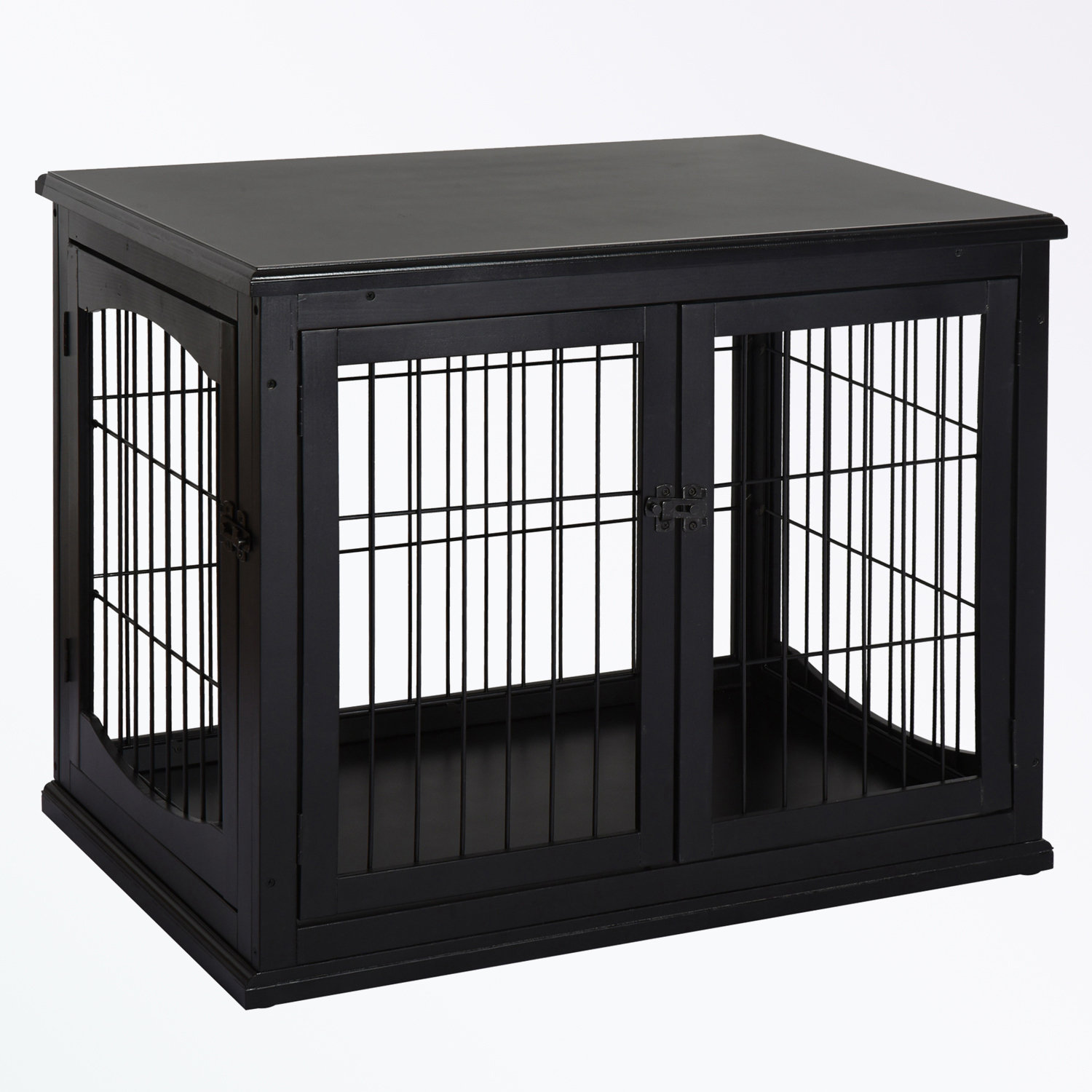 Image showcasing Tucker Murphy Pet™ Dog Crate with Two Opening Sides and Lockable Door ...