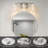 3-Light Brushed Nickel Vanity Light with 3 Color Modes  with Clear Glass Shade-69159336-128452529