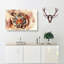 Tiger In Abstract - Wrapped Canvas Painting-55302295