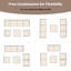 Ensemble de canapé modulaire en métal 7 pièces avec coussins 7 pièces-1621711010-1621711011