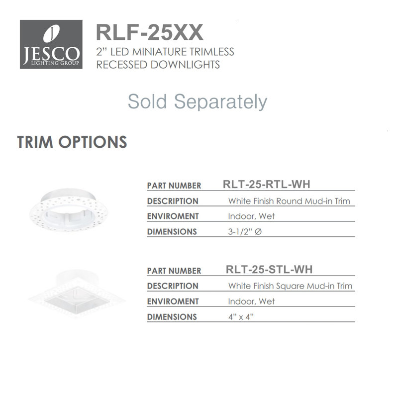 2-Inch Recessed Lighting Kit