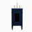 Rivers 18'' Single Bathroom Vanity with Marble Top-1099898755