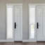 Abat-jour de fenêtre semi-transparent 1,5 pi sans fil 1,5 po, l 10,75 po x H 72 po, blanc-190486213