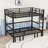 Metal Bunk Bed With Guardrails-626206297
