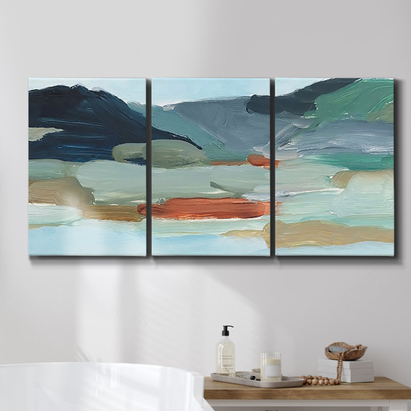 «Neutral Wall Flower IV», pièce sur toile encadrée, H 60 po x l 120 po x P 2 po