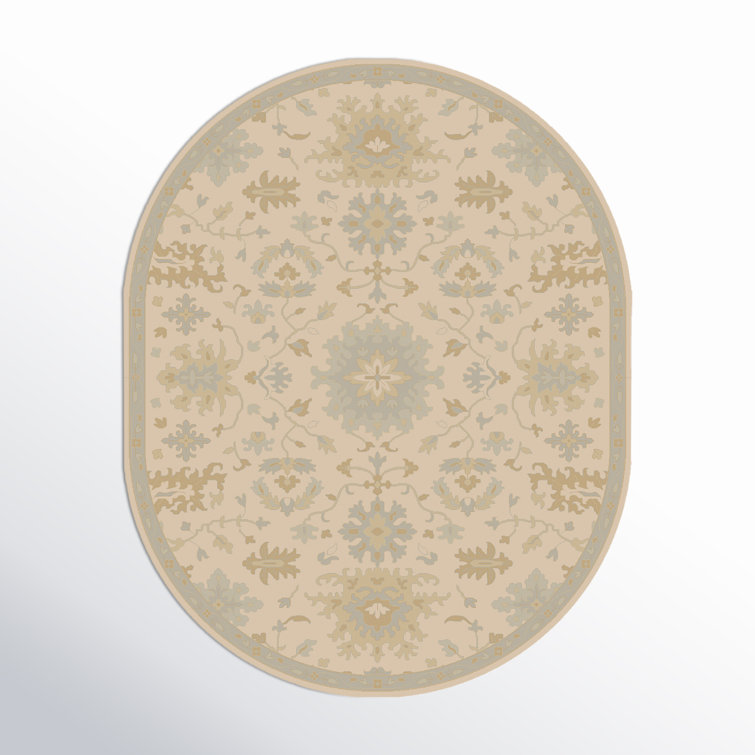 Arden Handmade Wool Blue/Gray/Beige Rug