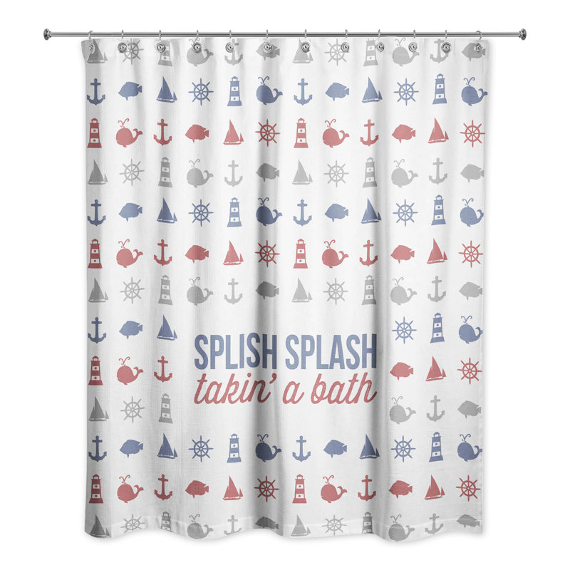Rideau de douche simple