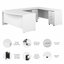 Ensemble de bureau d'ordinateur en U 72 W 5 pièces Collection Office 500-83618740