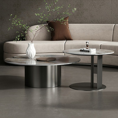 Ensemble de tables basses en pierre italienne