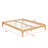 Solid Dry Bamboo Wood Platform Bed-1782834604